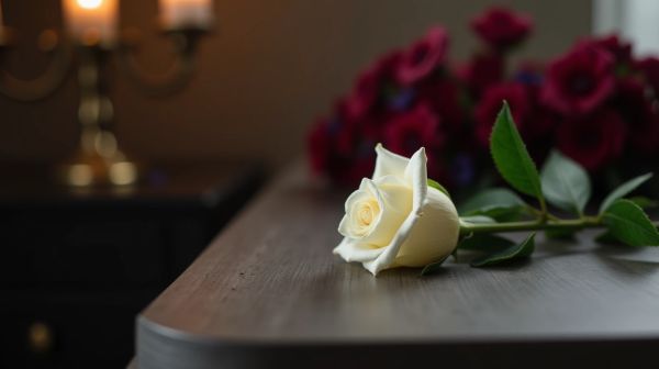 Envoyer des fleurs pour un deuil quand on ne peut pas être présent
