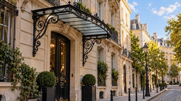 Explorez des marquises en fer forgé personnalisées pour un style inimitable