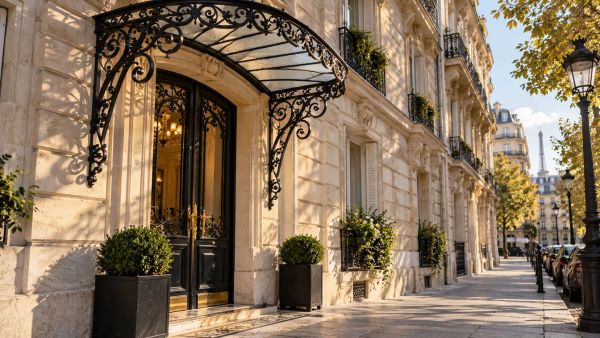Explorez des marquises en fer forgé personnalisées pour un style inimitable