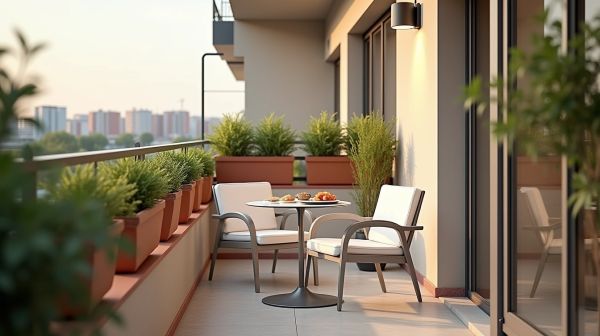 L'essentiel du mobilier de balcon pour petits espaces