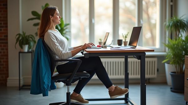 Passer au bureau assis-debout : ce que ça change après trois mois