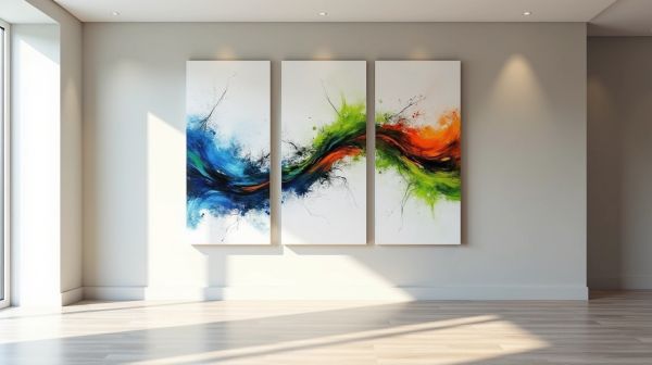 Tableau triptyque : idées pour une décoration murale moderne