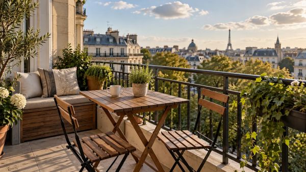 Top choix de meubles de balcon pour optimiser les petits espaces
