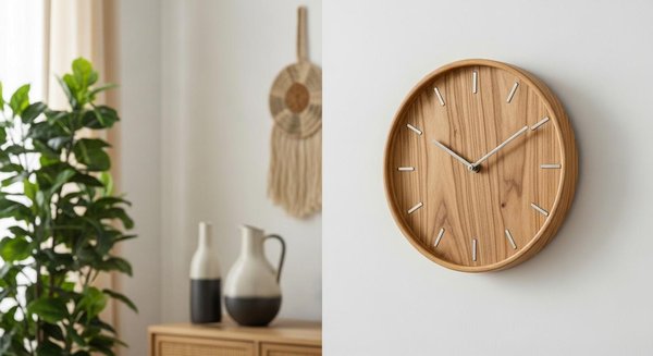 Horloge en bois : le charme naturel qui embellit tous les intérieurs